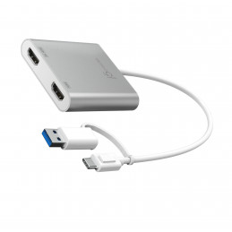 j5create JCA365-N USB-C® - Dual HDMI™ Multi-Monitor Adapter