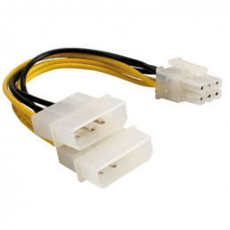 ROLINE Power Adapter 6pin PCIe VGA 0,15 m