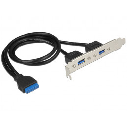 DeLOCK 84836 liitäntäkortti -sovitin Sisäinen USB 3.2 Gen 1 (3.1 Gen 1)
