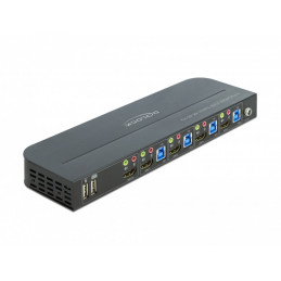 DeLOCK 11483 KVM-kytkin Musta