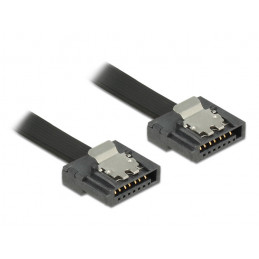 DeLOCK 1m SATA III SATA-kaapeli SATA 7-pin Musta