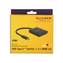 DeLOCK 87719 videohaaroitin 2x HDMI