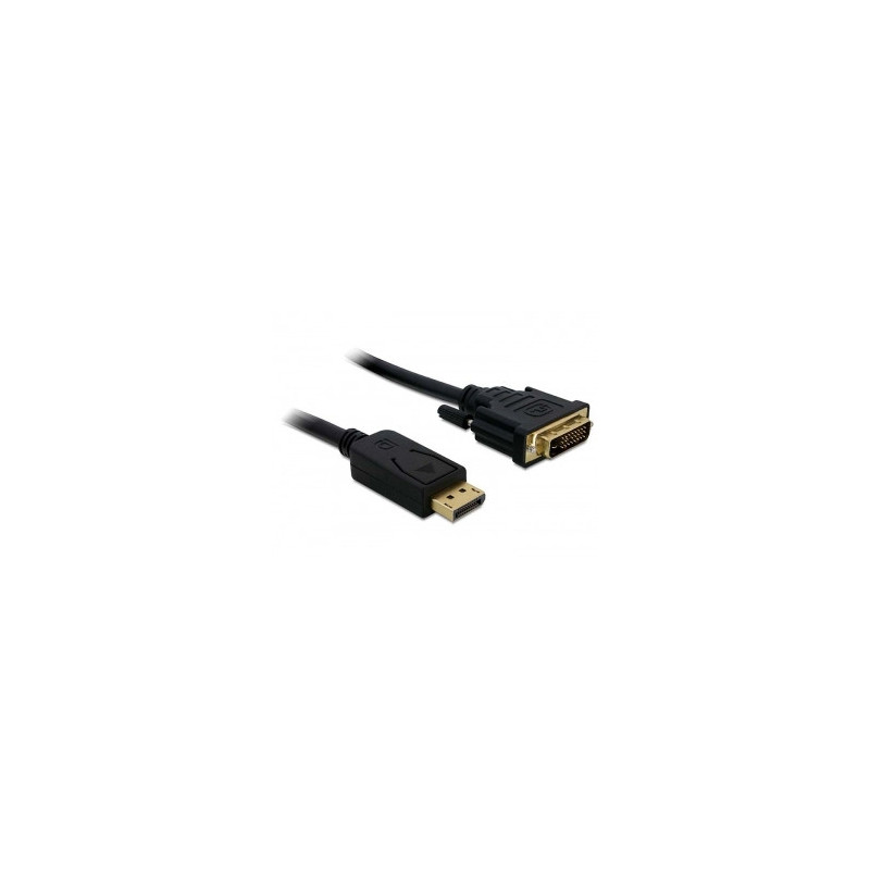 DeLOCK Displayport  DVI 24+1 m m 3m DVI-D Musta