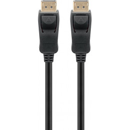 Goobay 49962 DisplayPort-kaapeli 1 m Musta