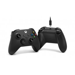 Microsoft Xbox Wireless Controller + USB-C Cable Musta Pad-ohjain Analoginen Digitaalinen PC, Xbox One, Xbox One S, Xbox One X,