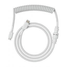 Glorious PC Gaming Race USB 2.0 cable 4.5ft total length 6 coiled section USB-C to USB-A adaptor 5-pin aviator connector