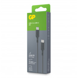 GP Batteries CC2P USB-kaapeli 2 m USB 2.0 USB C Musta