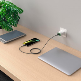 GP Batteries CC1N USB-kaapeli 1 m USB 3.2 Gen 1 (3.1 Gen 1) USB A USB C Harmaa