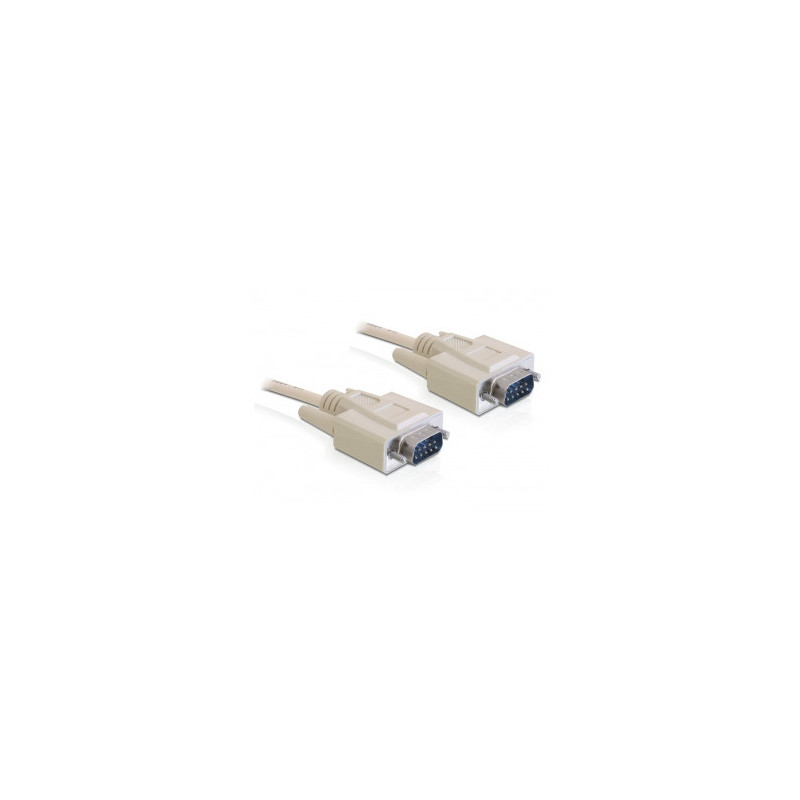 DeLOCK Sub-D 9 3m sarjakaapeli Beige Sub-D9