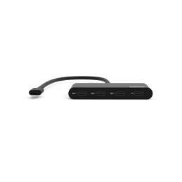 Port Designs 900147 keskitin USB Type-C 5000 Mbit s Musta