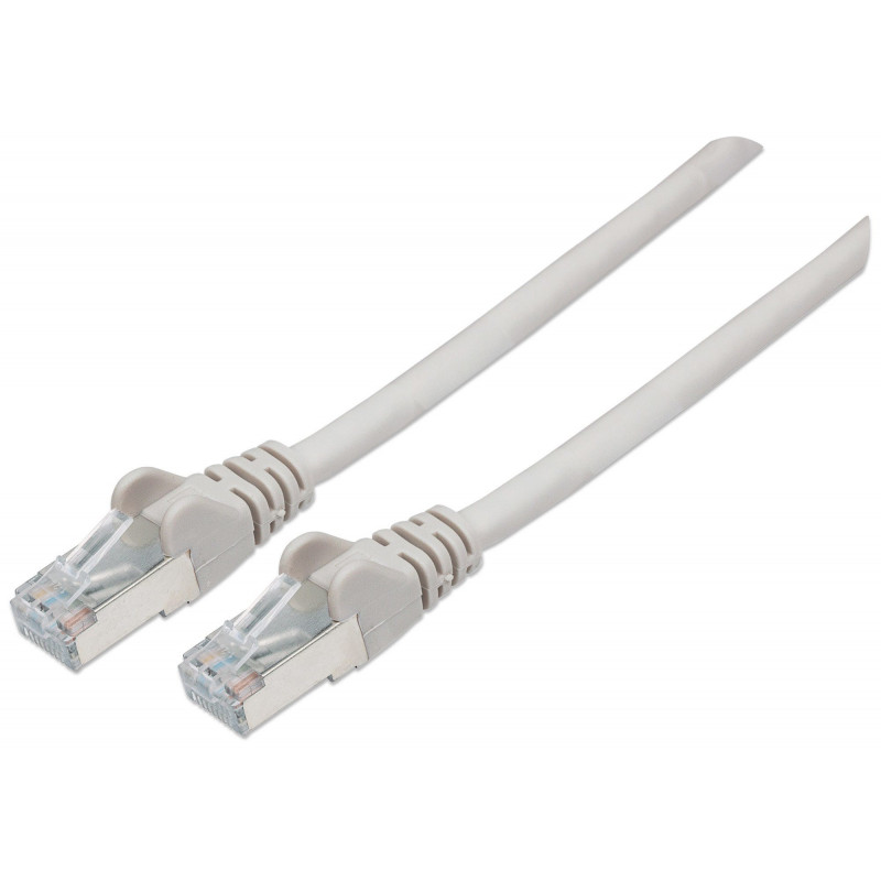 Intellinet 2m CAT6a S FTP verkkokaapeli Harmaa S FTP (S-STP)