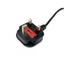 Equip 112300 virtajohto Musta 2 m BS 1363 C13 liitin