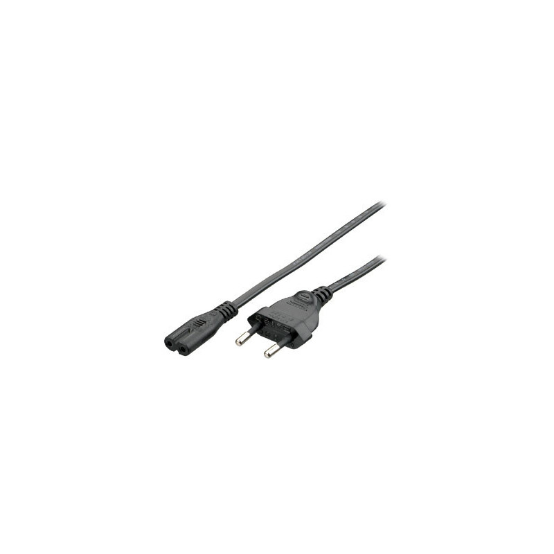 Equip 112160 virtajohto Musta 1,8 m C7 liitin CEE7 16