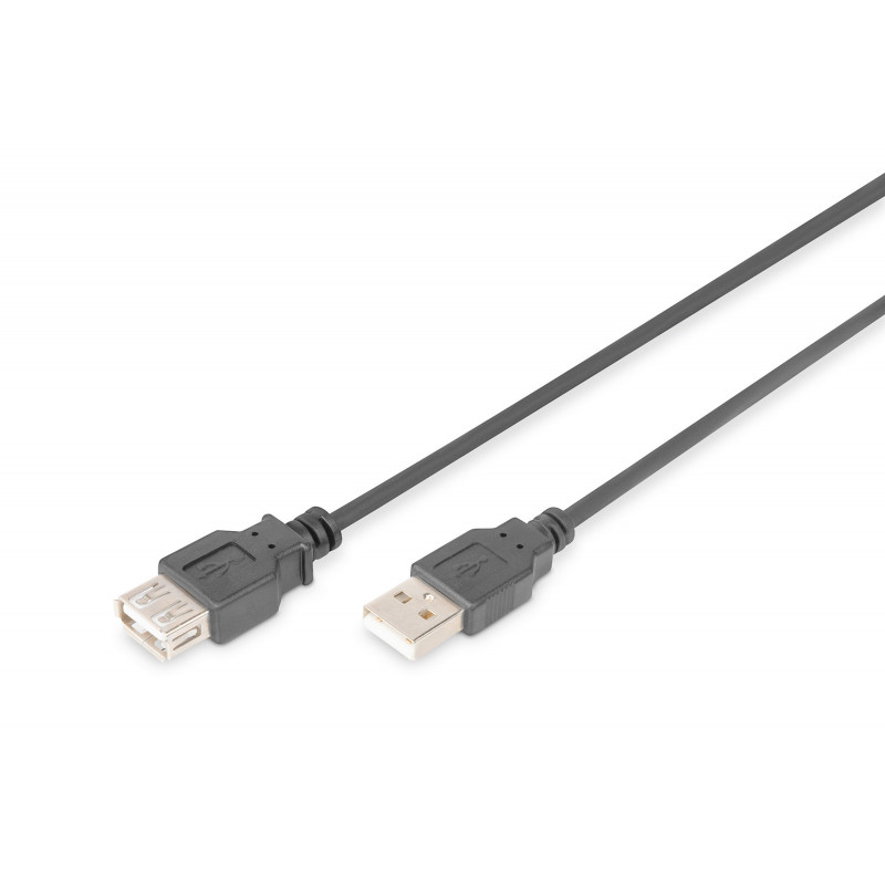 Digitus AK-300202-030-S USB-kaapeli 3 m USB 2.0 USB A Musta