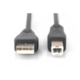 Digitus 1.8m USB 2.0 USB-kaapeli 1,8 m USB A USB B Musta