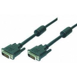 LogiLink 2m DVI-D DVI-kaapeli Musta