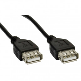 Akyga AK-USB-06 USB-kaapeli 1,8 m USB 2.0 USB A Musta