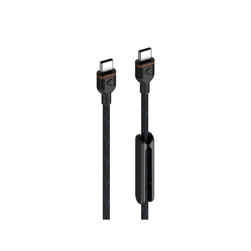 Unisynk 10348 USB-kaapeli 1,2 m USB C Musta
