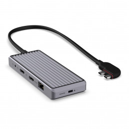 Unisynk 10355 keskitin USB Type-C 5000 Mbit s Harmaa