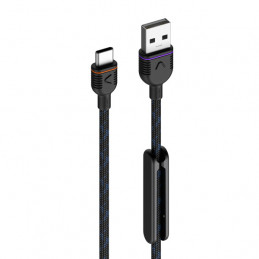 Unisynk 10273 USB-kaapeli 2 m USB 2.0 USB A USB C Musta