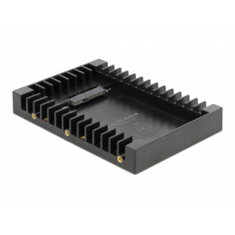 DeLOCK Installation Frame for 2.5″ SATA drive 8,89 cm (3.5") Tallennusaseman alusta Musta
