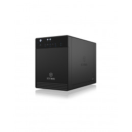 ICY BOX IB-3740-C31 HDD- SSD-kotelo Musta 2.5 3.5"