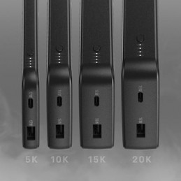 OtterBox Fast Charge 20000 mAh Musta