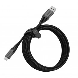 OtterBox Cable Premium USB-kaapeli 3 m USB 2.0 USB C USB A Musta