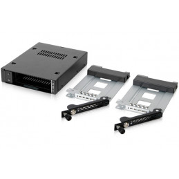 Icy Dock MB492SKL-B asemapaikkaan asennettava paneeli Musta