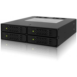 Icy Dock MB994SP-4S asemapaikkaan asennettava paneeli Musta
