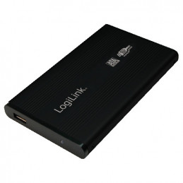 LogiLink UA0106 tallennusaseman kotelo Musta 2.5" USB-virta
