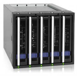 Icy Dock MB155SP-B asemapaikkaan asennettava paneeli Musta