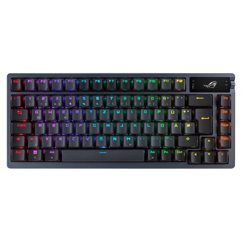 ASUS ROG AZOTH näppäimistö USB + RF Wireless + Bluetooth Musta