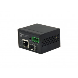 LevelOne IEC-4000 verkon mediamuunnin 100 Mbit s Musta