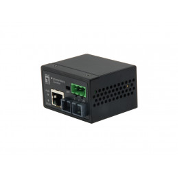 LevelOne IEC-4301 verkon mediamuunnin 100 Mbit s Yksittäistila Musta