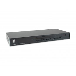LevelOne KVM-3216 KVM-kytkin Telineasennus Musta