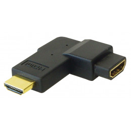 Alcasa HDMI - HDMI M F Musta