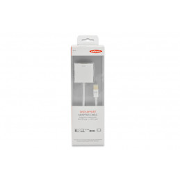 Ednet 84510 videokaapeli-adapteri 0,15 m Mini DisplayPort VGA (D-Sub) Valkoinen