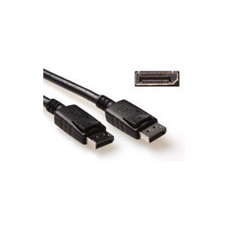 ACT AK3980 DisplayPort-kaapeli 2 m Musta