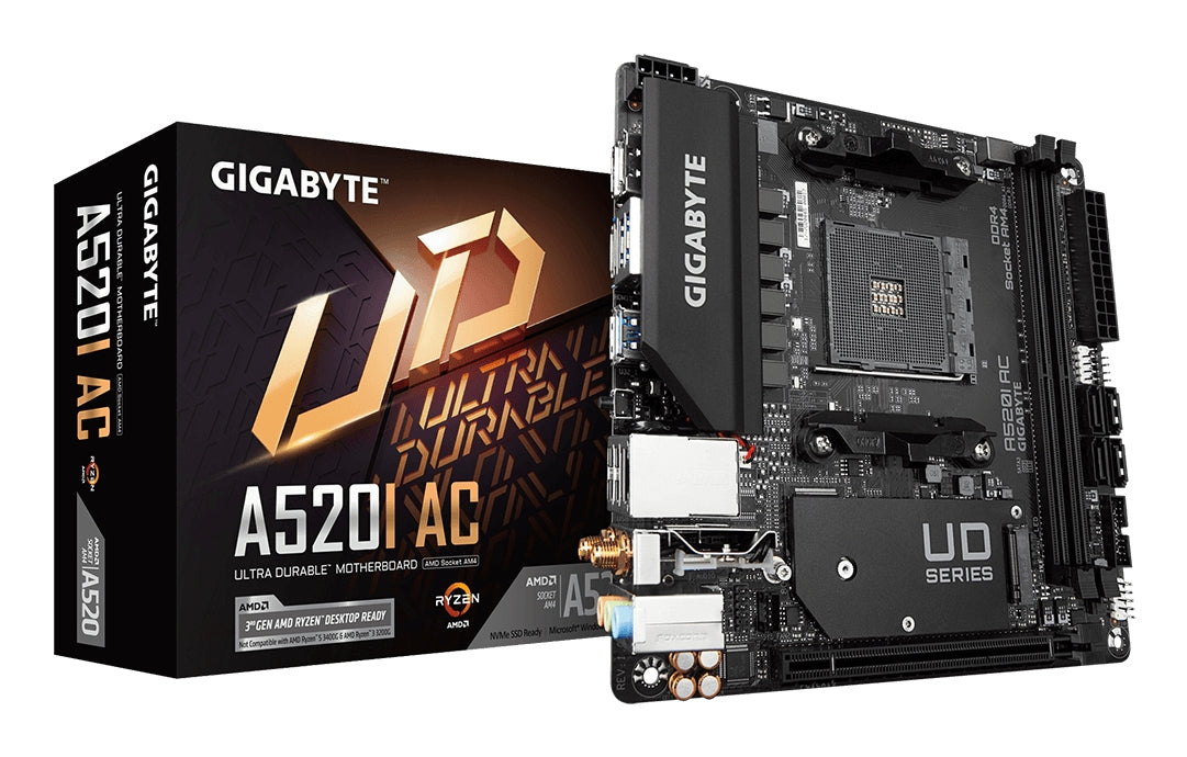 Discover Custom Gaming Power with GIGABYTE A520I AC