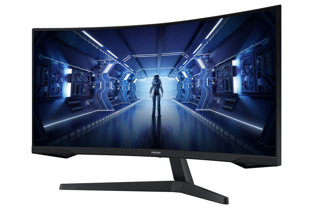 Monitor komputerowy Samsung G55T 86,4 cm (34") 3440 x 1440 pikseli UltraWide Quad HD LED czarny
