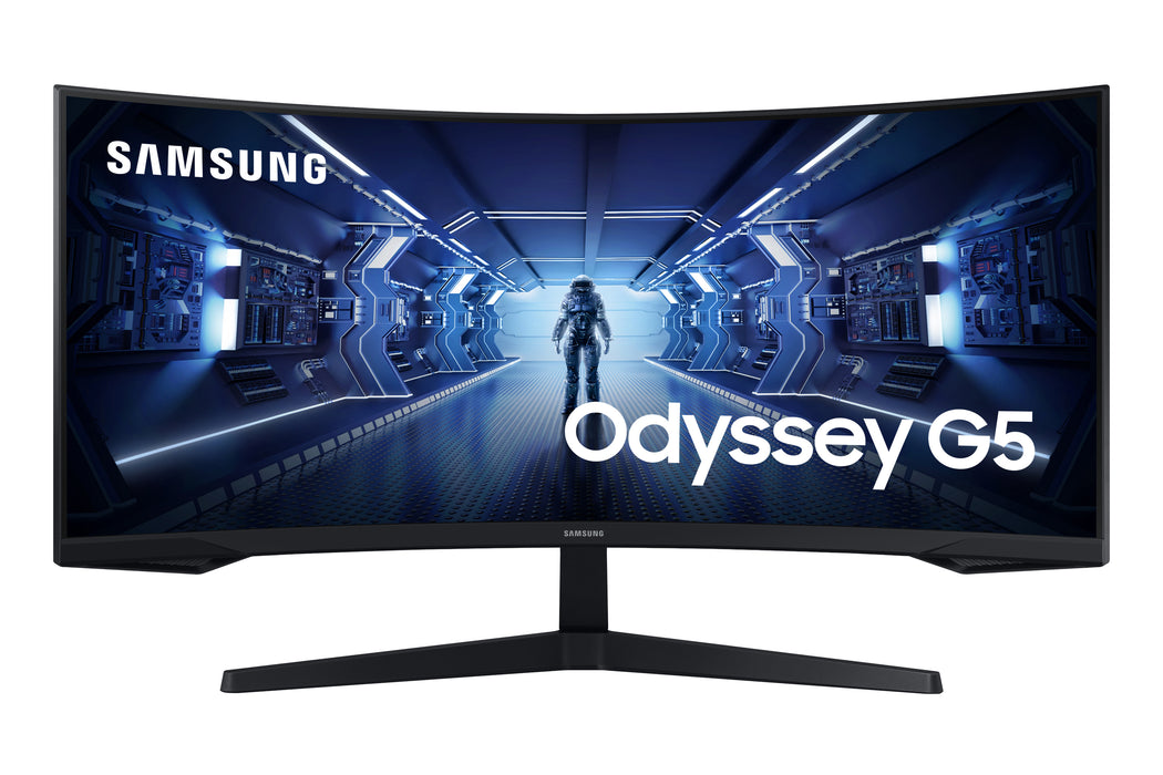 Monitor komputerowy Samsung G55T 86,4 cm (34") 3440 x 1440 pikseli UltraWide Quad HD LED czarny