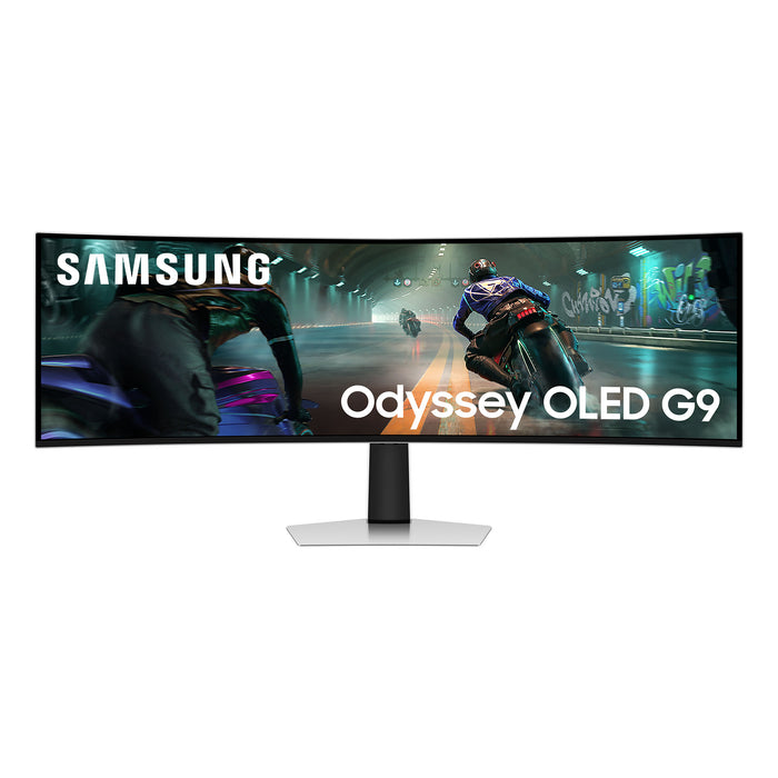 Samsung S49DG910SU tölvuskjár 124,5 cm (49") 5120 x 1440 pixlar Dual QHD OLED silfurlitaður