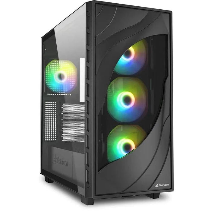 SHARKOON REBEL C80G RGB ATX WITH SIDE WINDOW